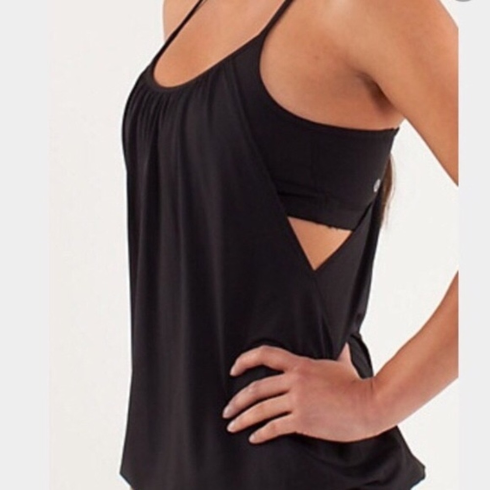 Lululemon No Limits tank top, black size 6